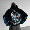 PKM-Unisex Anime Inspired Vintage Plush Hoodie