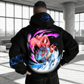 PKM-Unisex Anime Inspired Vintage Plush Hoodie