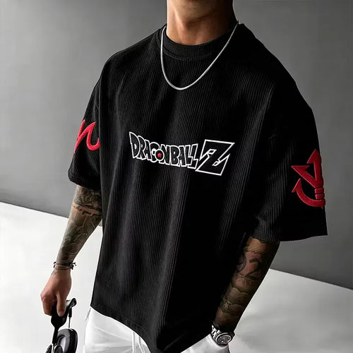 Dragon Ball Unisex Anime Inspired Vintage Corduroy T-Shirt