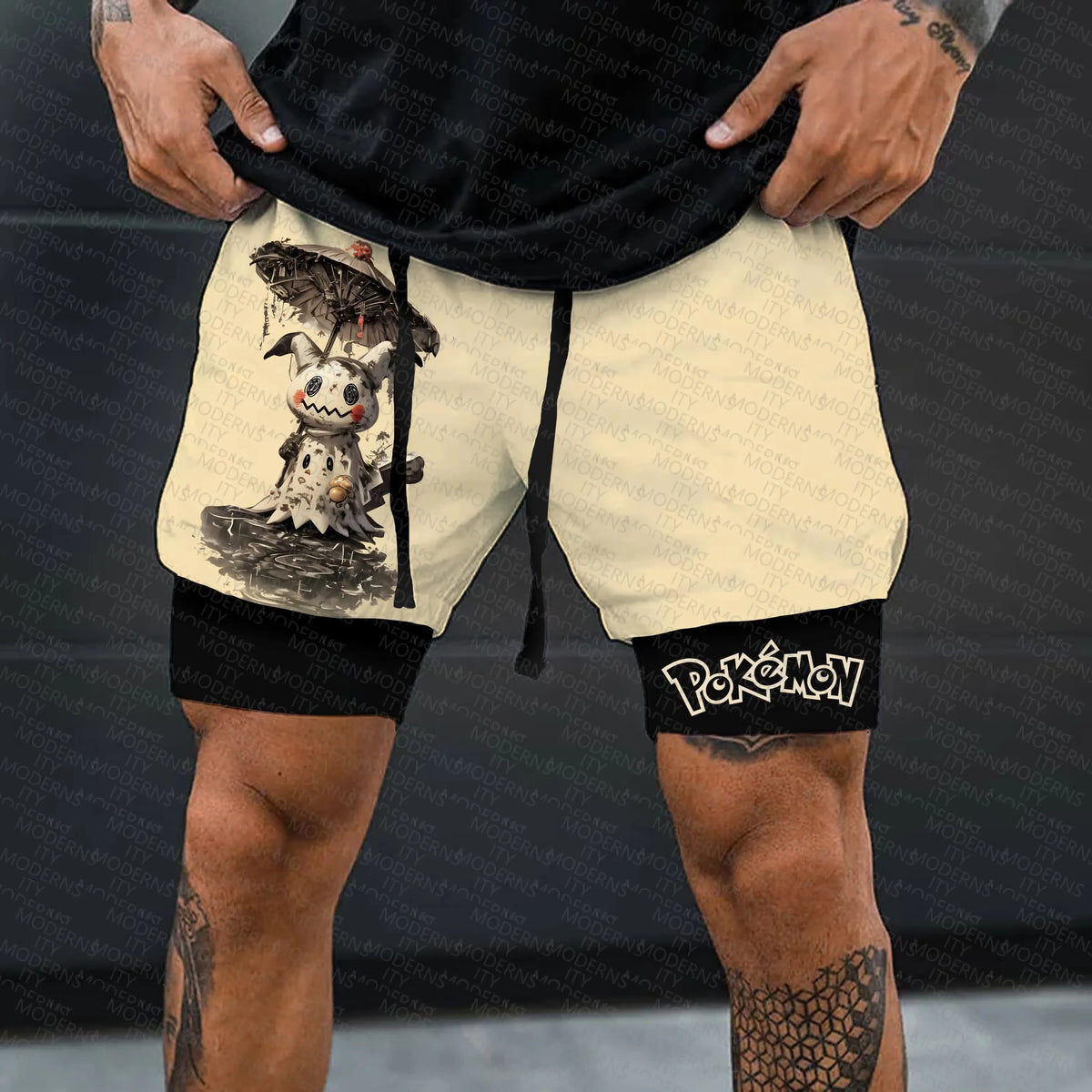 PKM-Unisex Casual Anime Streetwear Shorts