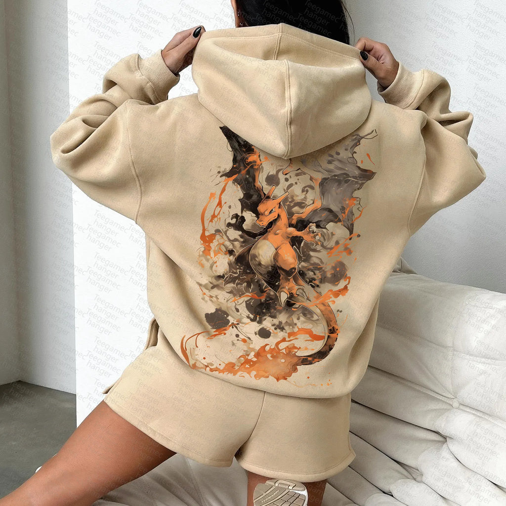 PKM-Anime Inspired Vintage Hoodie