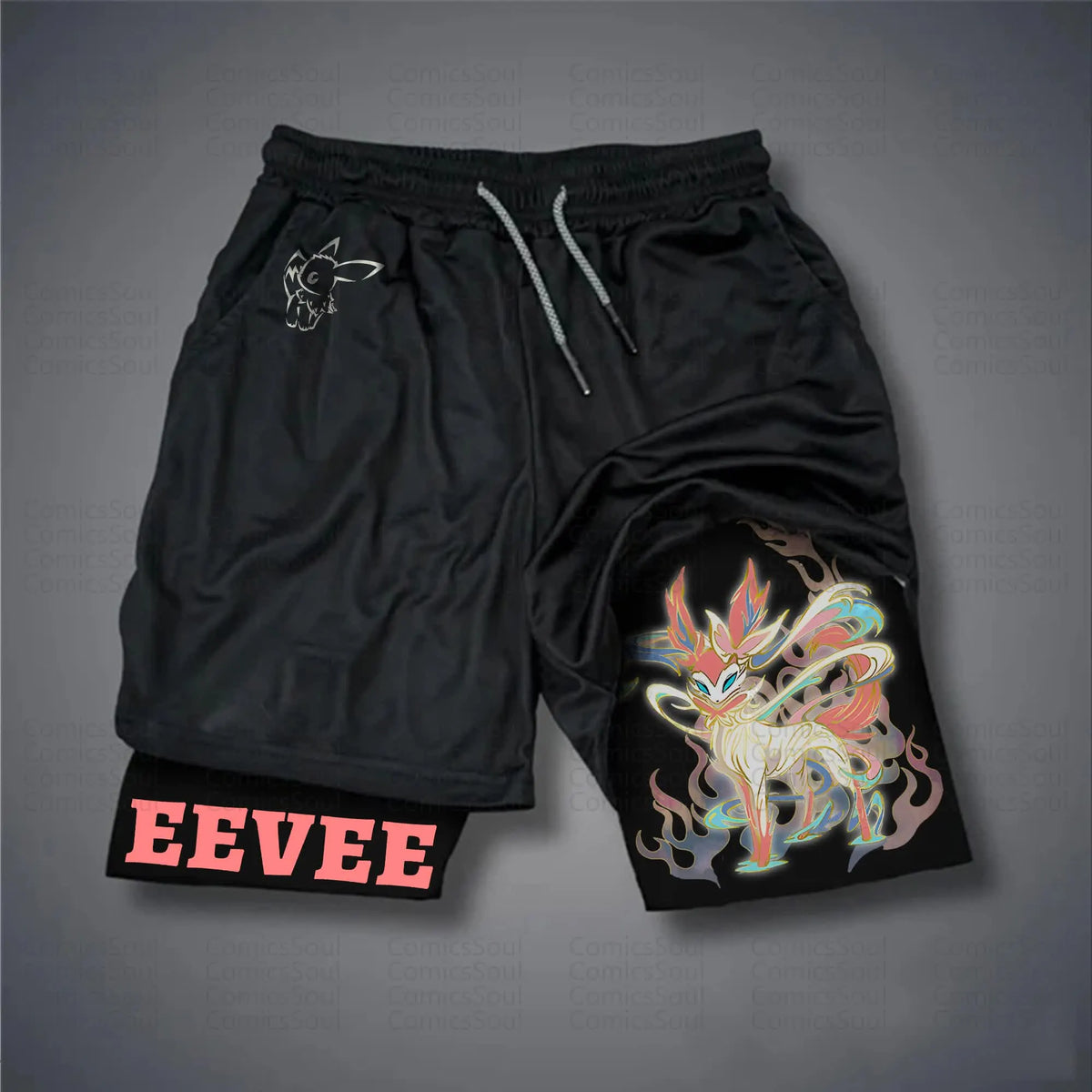 PKM-Unisex Casual Anime Streetwear Shorts