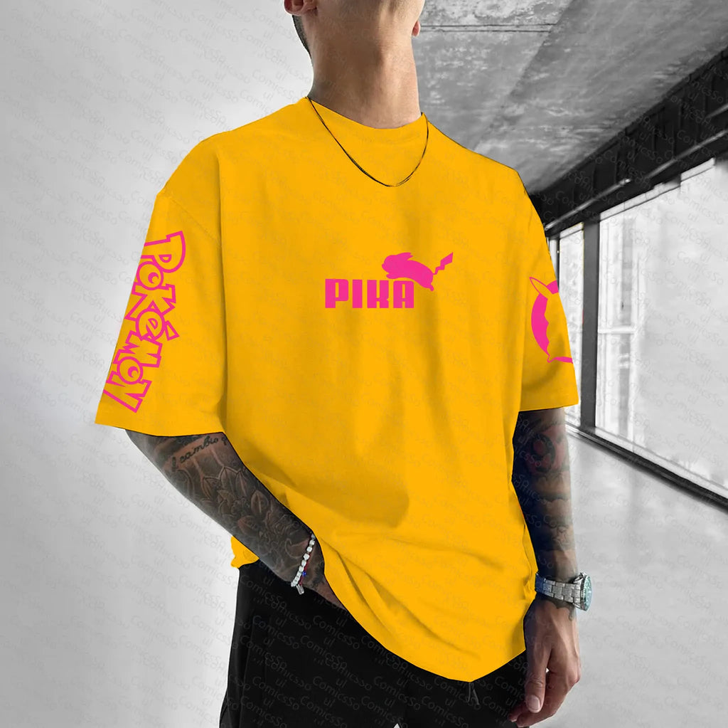 PKM-Unisex  Anime Inspired Vintage T-Shirt