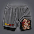 Dragon Ball Unisex Double-layer Shorts With Anime Print
