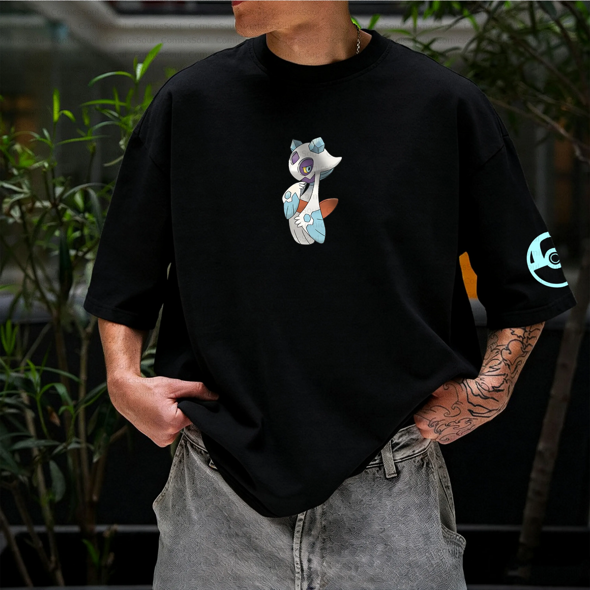 PKM-Unisex Anime Inspired Vintage T-Shirt