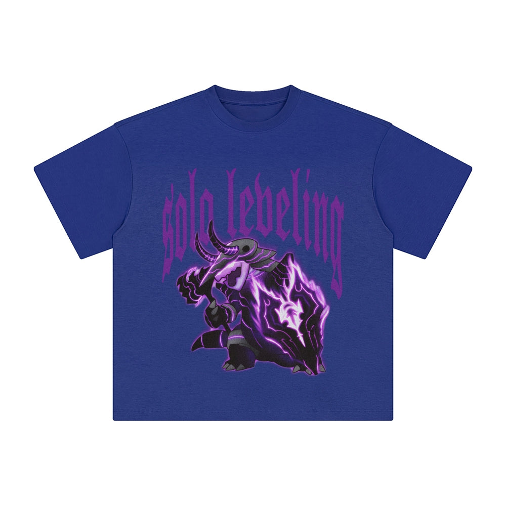 SL-Unisex Anime Inspired Washed  Vintage T-Shirt