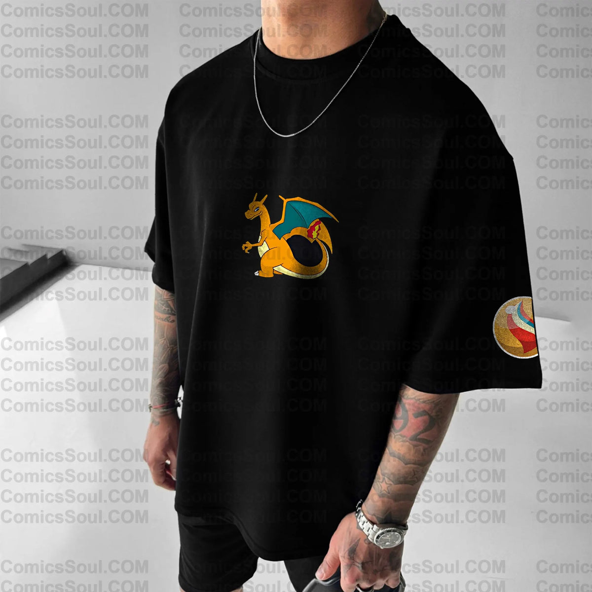 PKM-Unisex Anime Inspired Vintage T-Shirt
