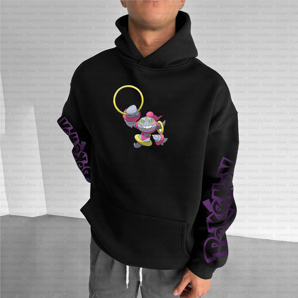 PKM-Unisex Anime Inspired Vintage Plush Hoodie