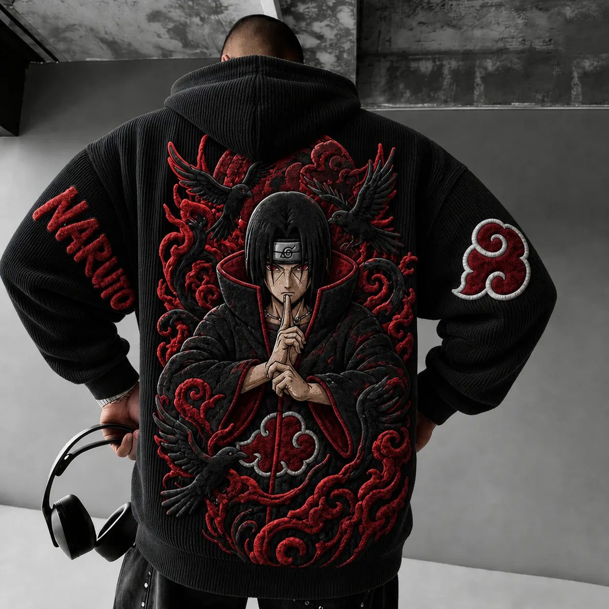 NINDO Unisex Anime-print Hoodie