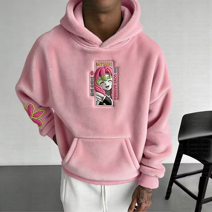 KNY Vintage Graphic Men Hoodie Loose Streetwear Pullover