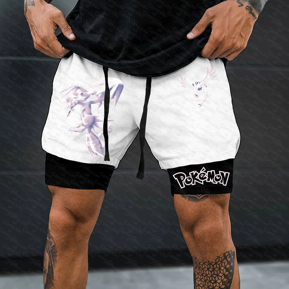 PKM-Unisex  “Pokemon” Casual Anime Streetwear Shorts