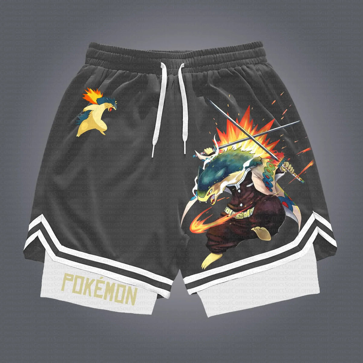 PKM-Unisex Casual Anime Streetwear Shorts