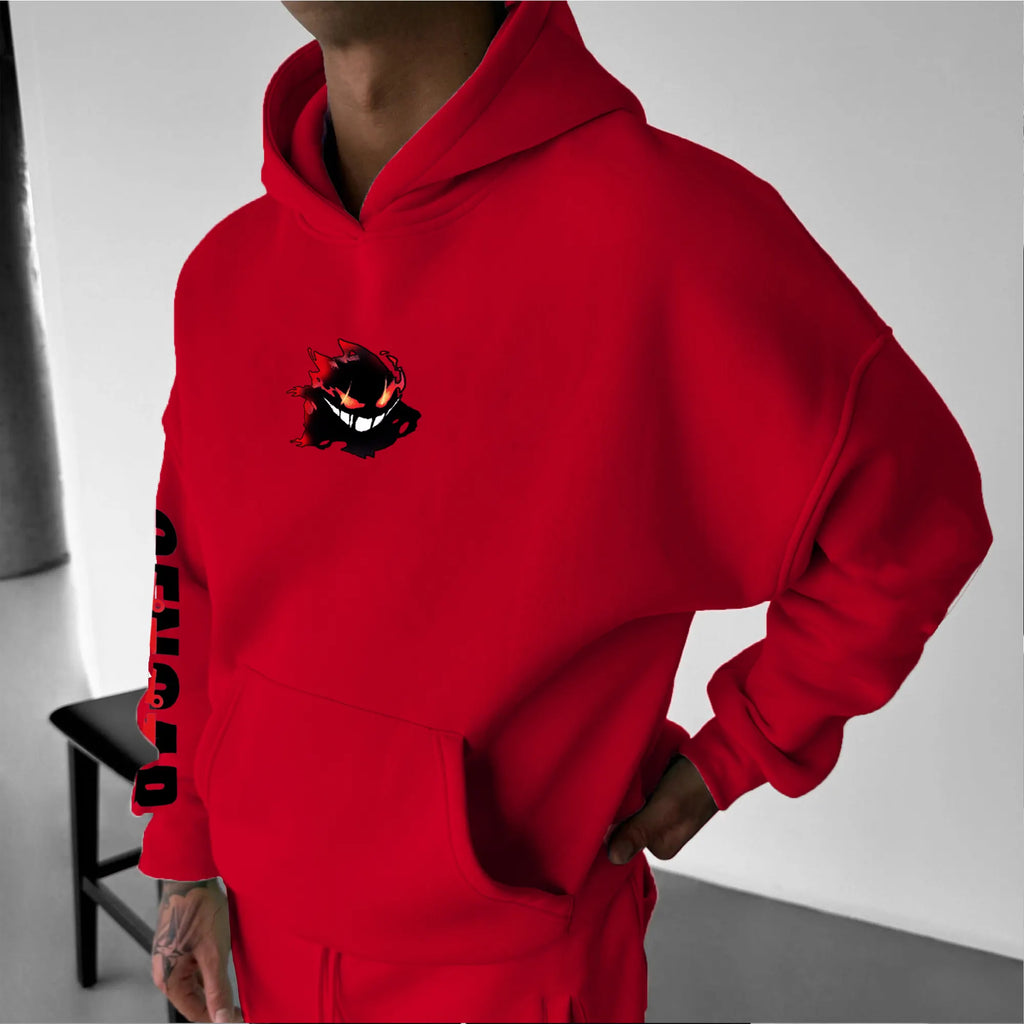 PKM-Unisex Anime Graphic Streetwear Vintage Hoodie