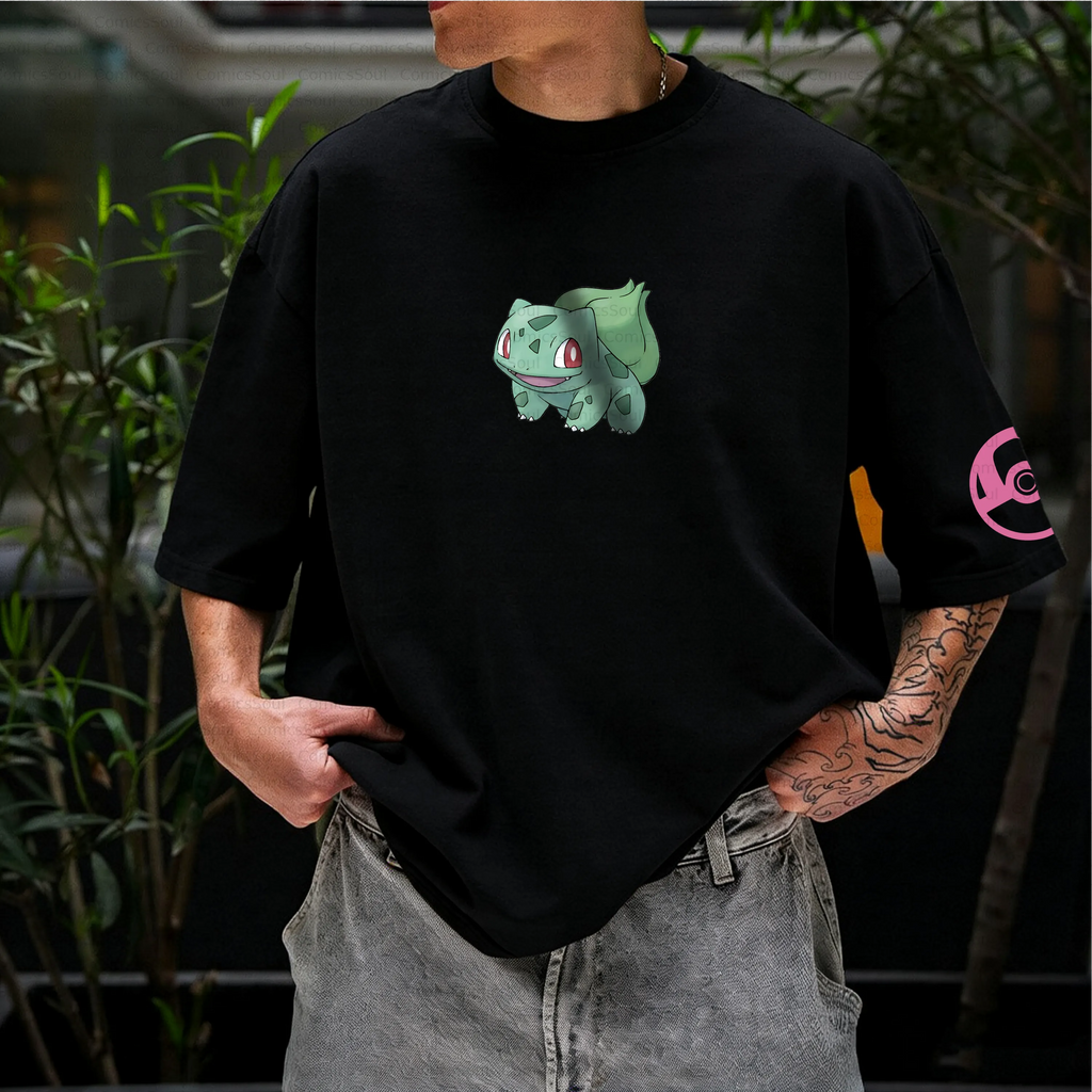 PKM-Unisex Anime Inspired Vintage T-Shirt