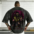 MK-Unisex Anime Inspired Vintage Washed T-Shirt