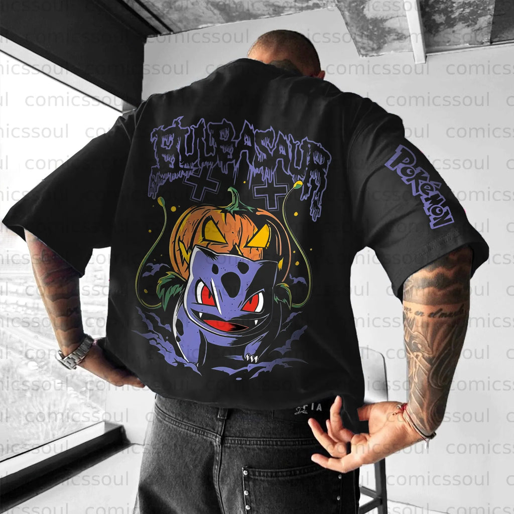 PKM-Unisex Anime Inspired Vintage T-Shirt