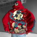 PKM-Unisex Anime Graphic Streetwear Vintage Hoodie