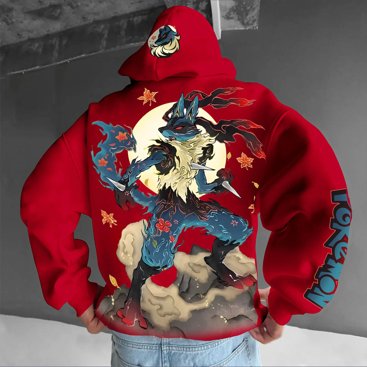 PKM-Unisex Anime Graphic Streetwear Vintage Hoodie