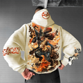 PKM-Unisex Anime Inspired Vintage Plush Hoodie
