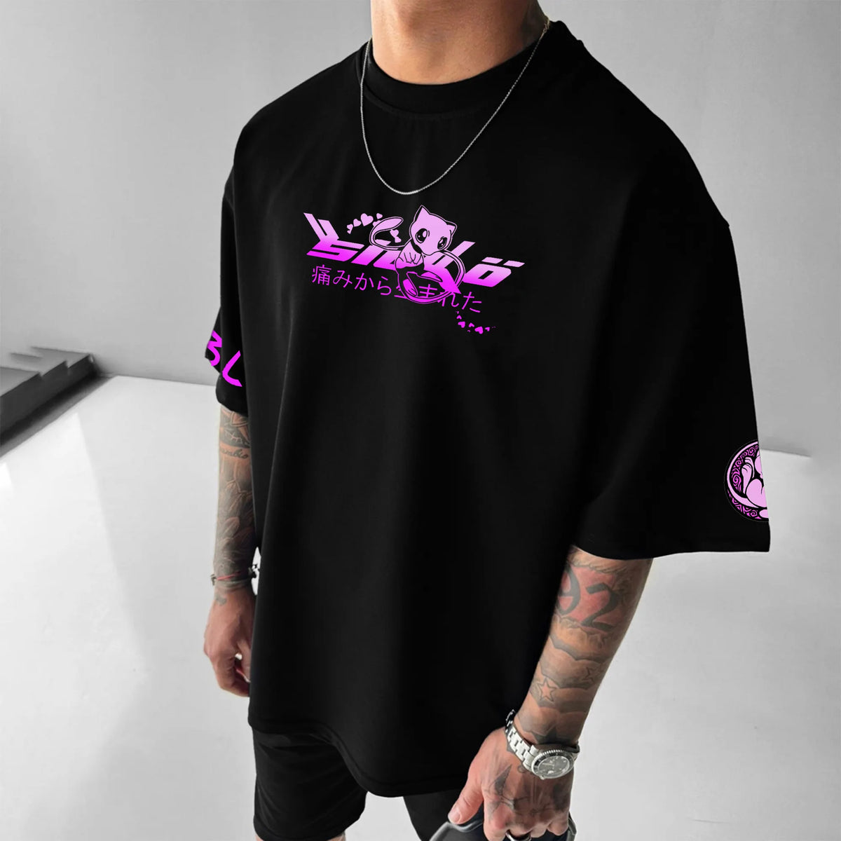 PKM-Unisex Anime Inspired Vintage T-Shirt