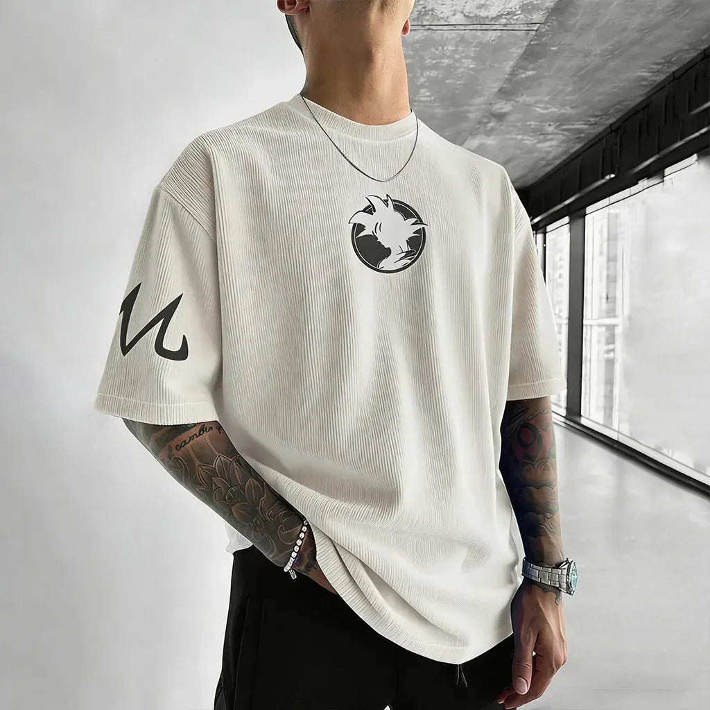 Dragon Ball Unisex Anime Inspired Vintage Corduroy T-Shirt