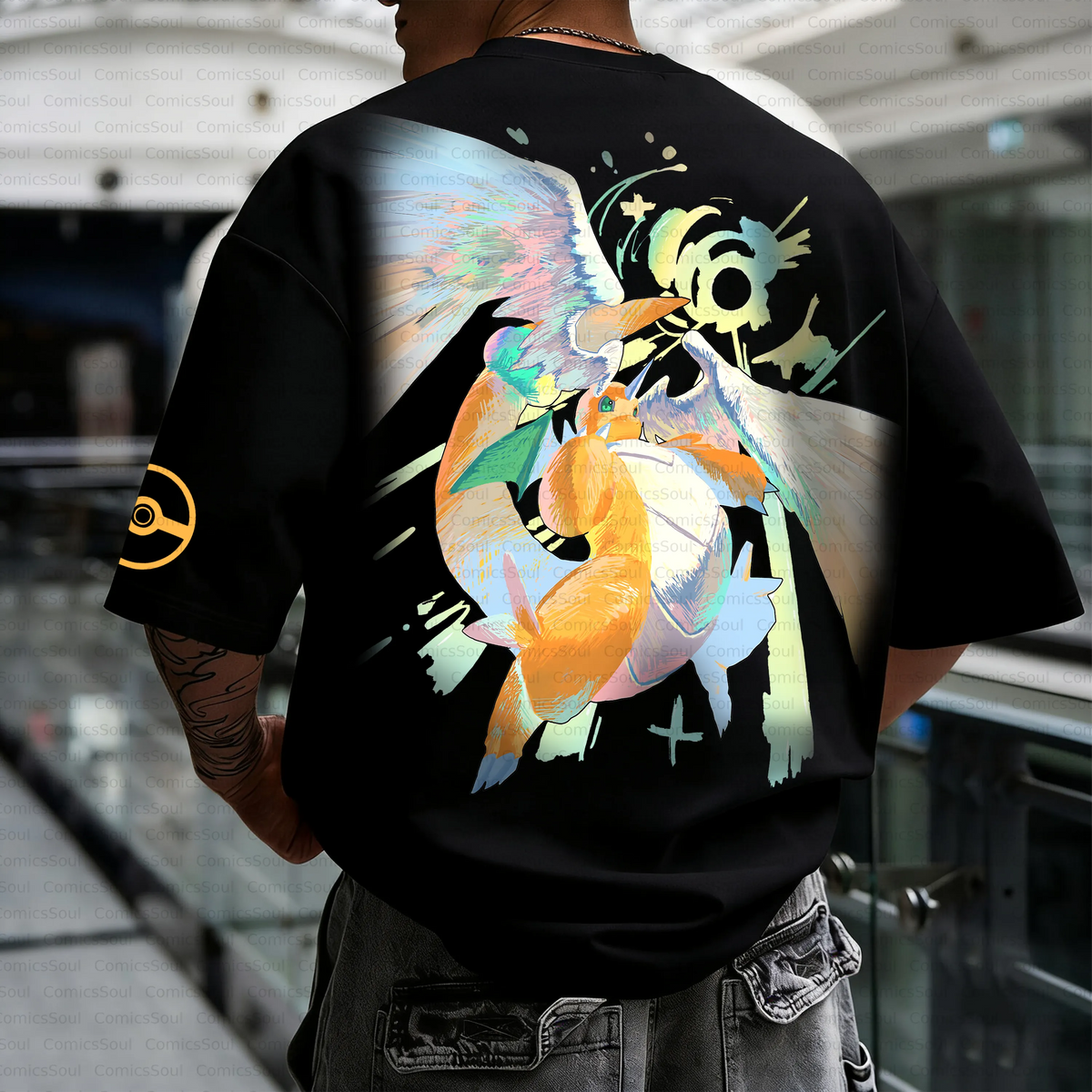 PKM-Unisex Anime Inspired Vintage T-Shirt