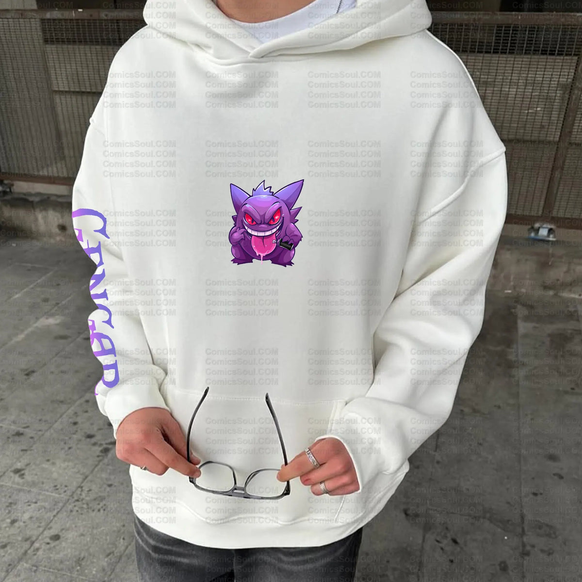 PKM-Unisex Graphic Streetwear Vintage Plush Hoodie