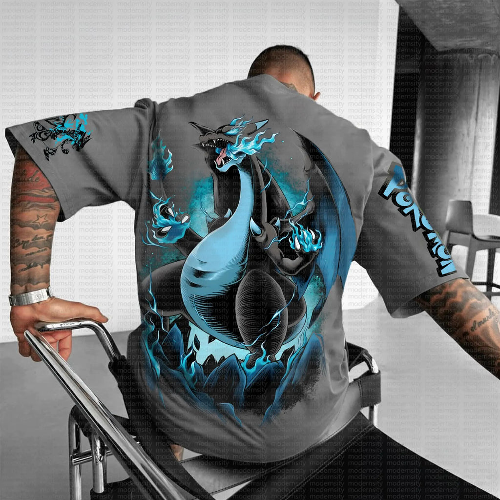 PKM-Unisex  Anime Inspired Vintage T-Shirt
