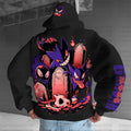PKM-Unisex Anime Graphic Streetwear Vintage Plush Hoodie| Gengar