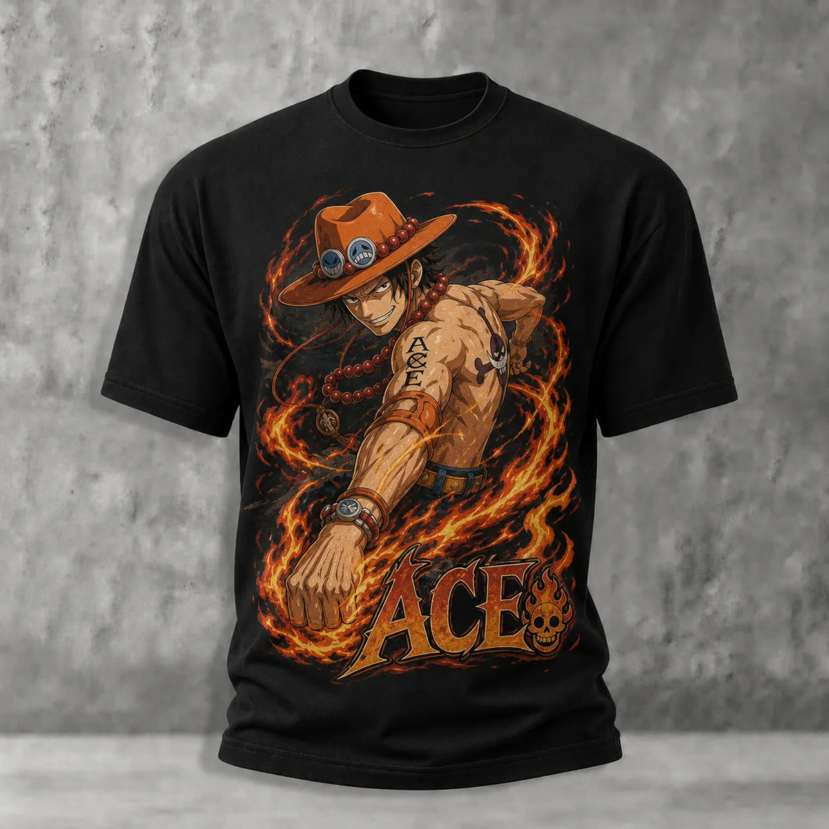One Piece Pirate Crew Graphic Crew-Neck T-Shirt