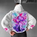 PKM-Unisex Anime Inspired Vintage Plush Hoodie