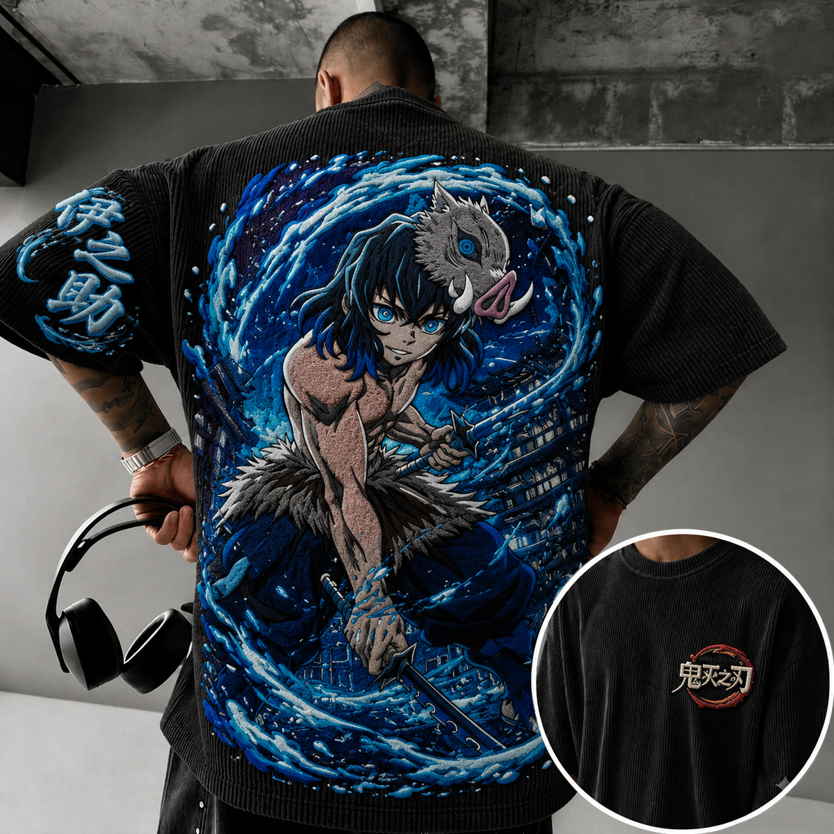 KNY Vintage Anime Print T-shirt
