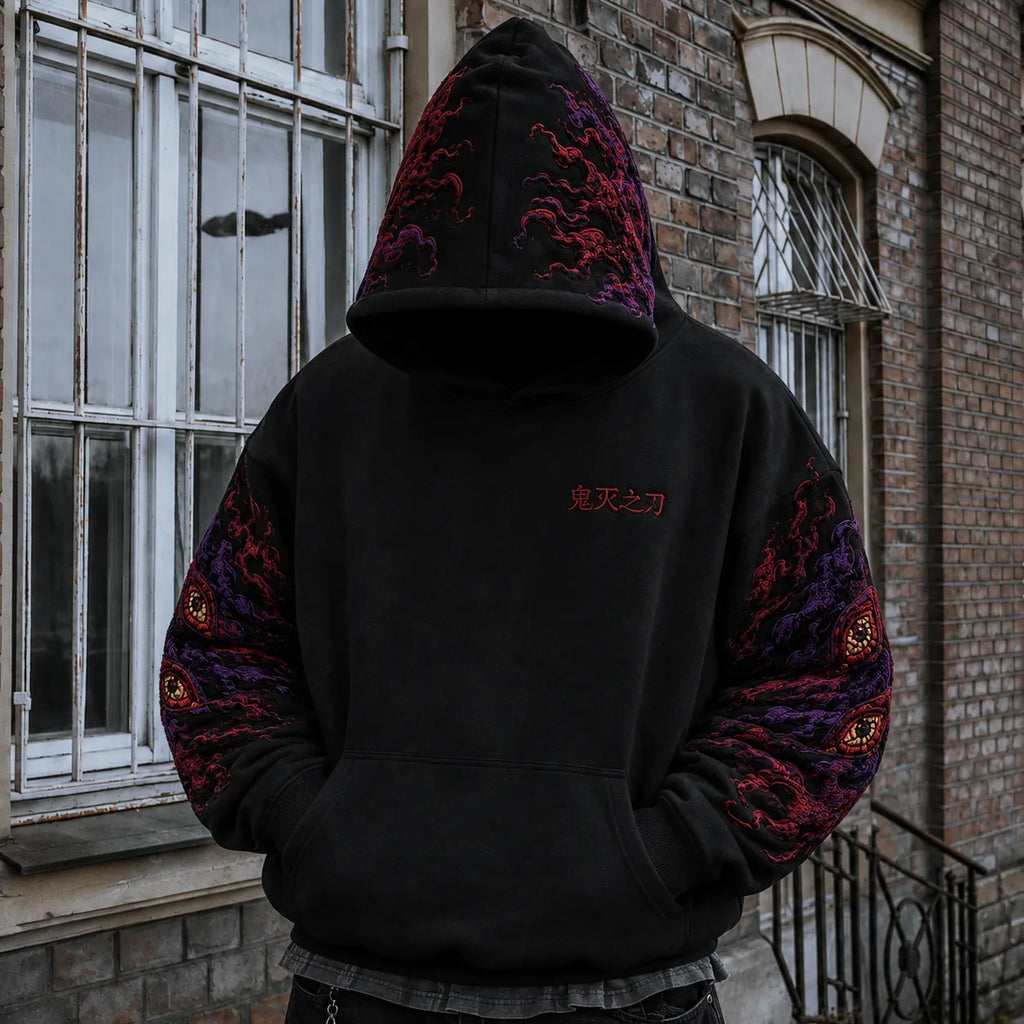 KNY Vintage Anime Print Hoodie