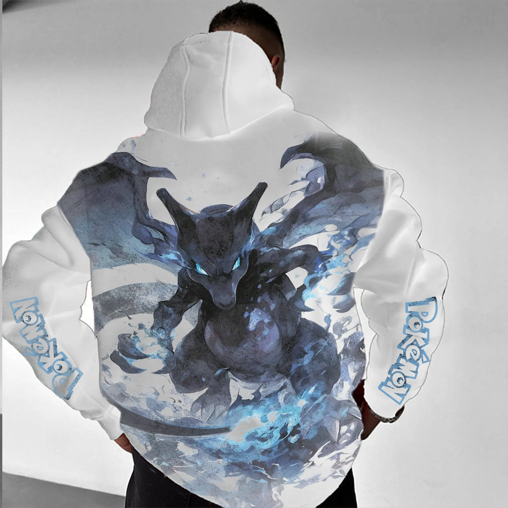 PKM-Unisex Anime Graphic Streetwear Vintage Hoodie