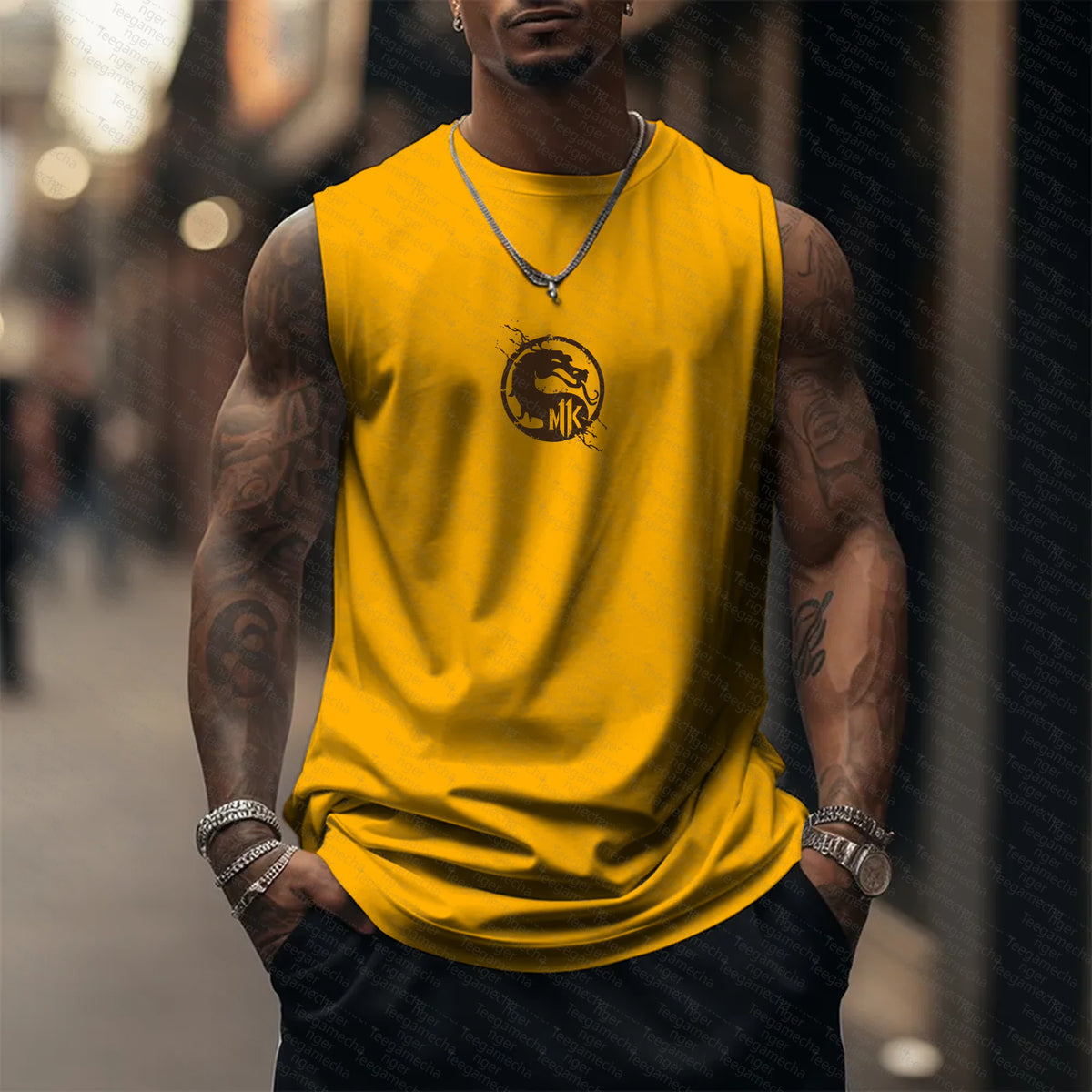 MK-Unisex Casual   Tank Top