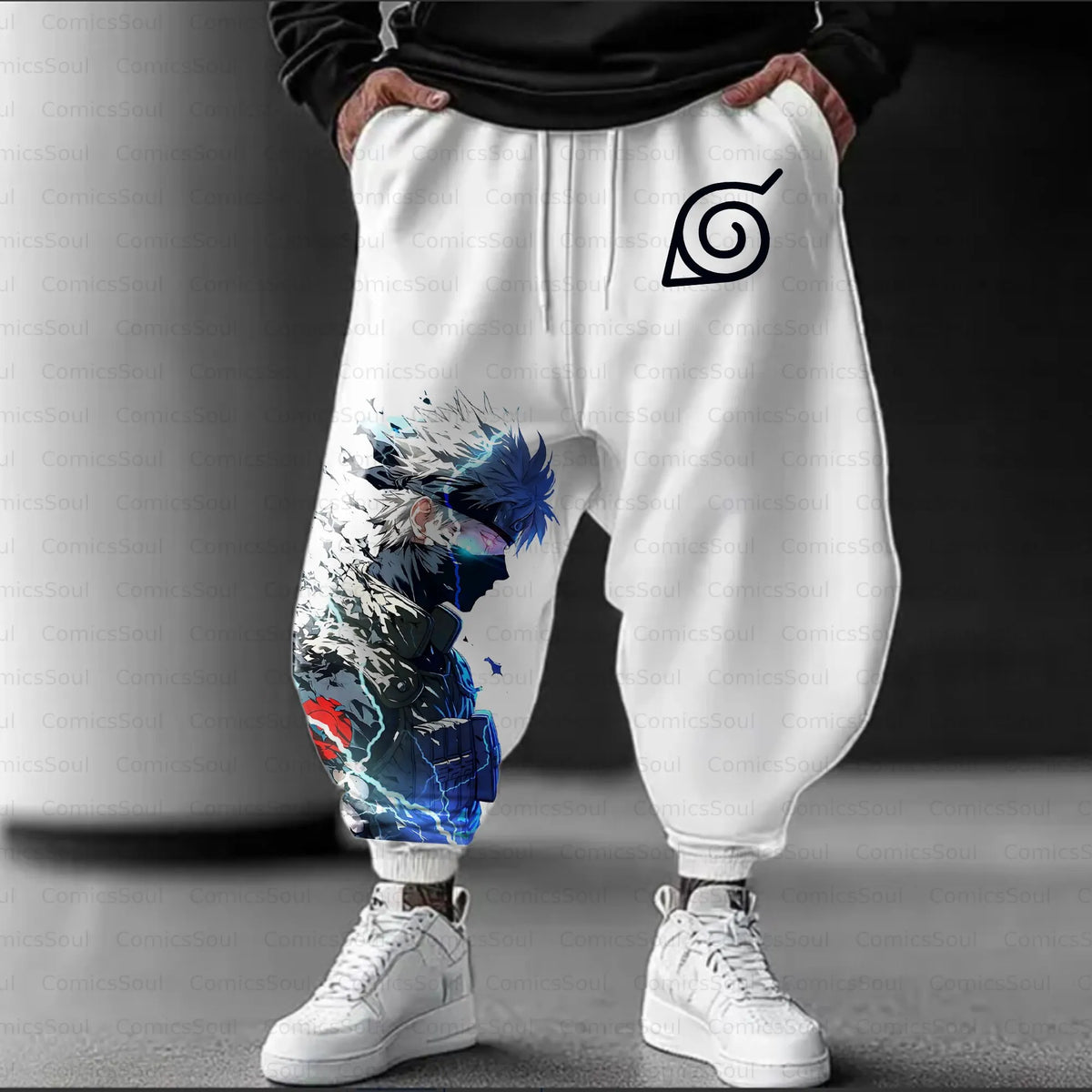 PKM-Unisex Casual Streetwear Plush Pants
