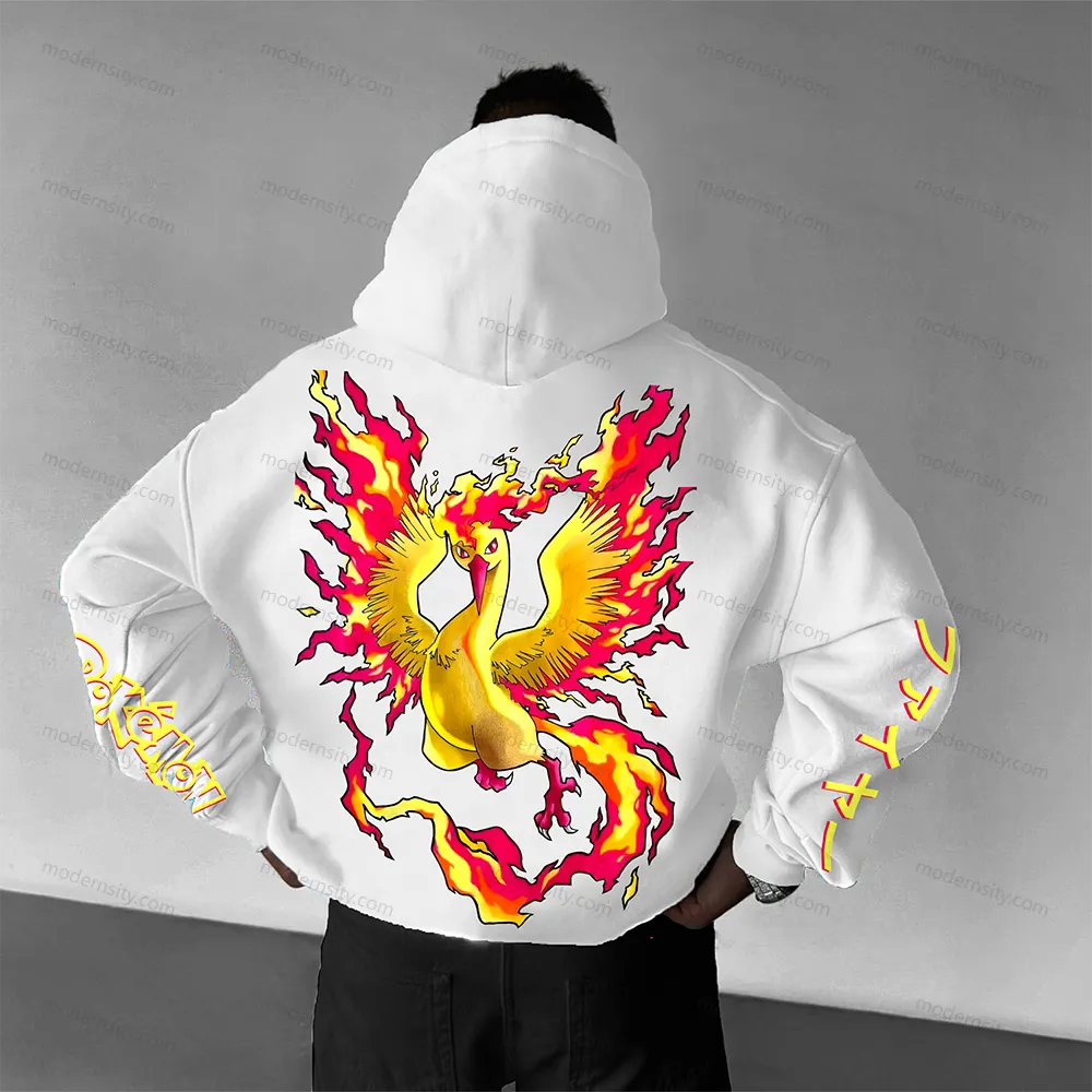 PKM-Unisex Anime Graphic Streetwear Vintage Hoodie