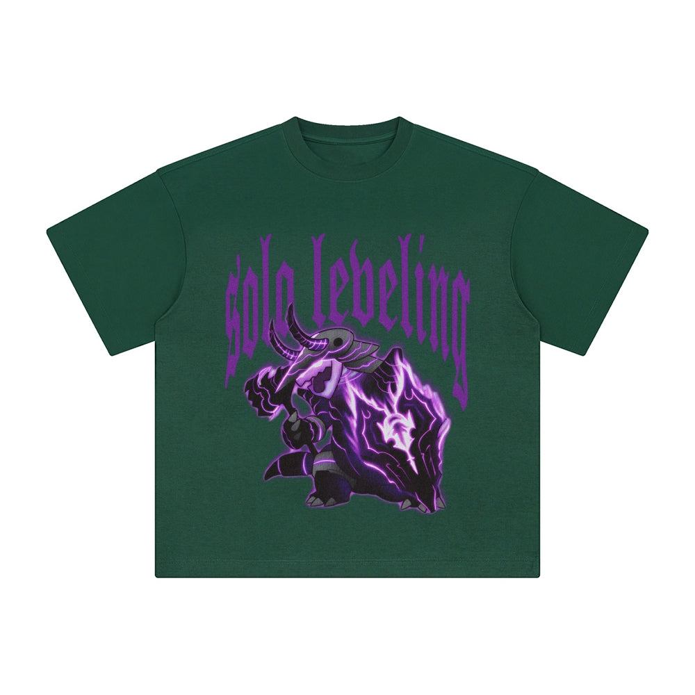 SL-Unisex Anime Inspired Washed  Vintage T-Shirt