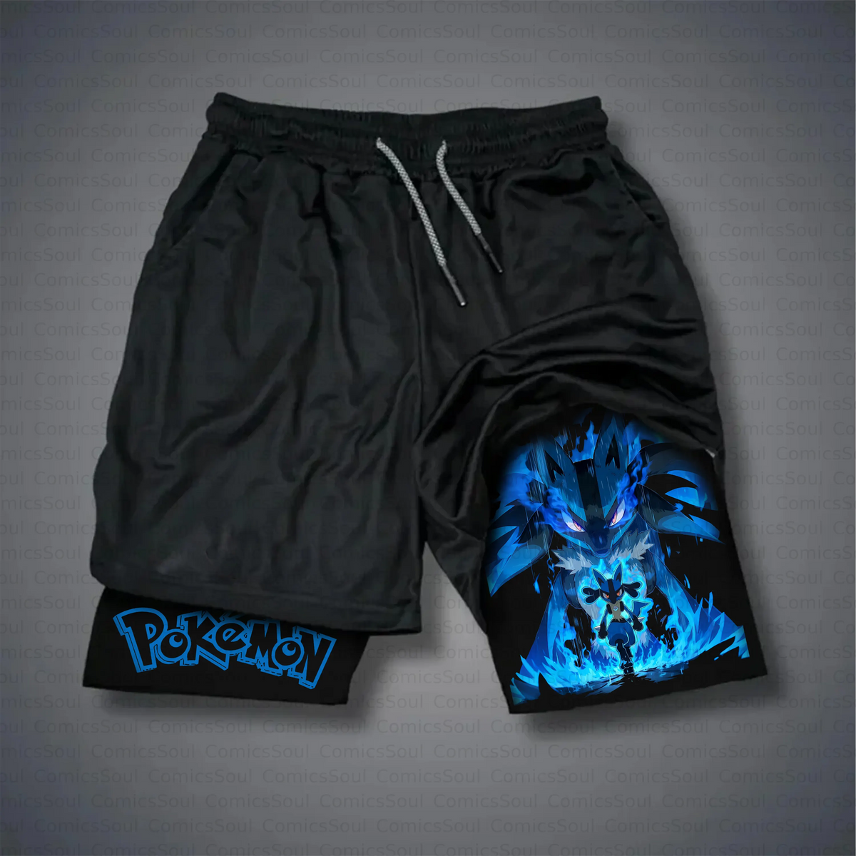 PKM-Unisex Casual Anime Style Shorts