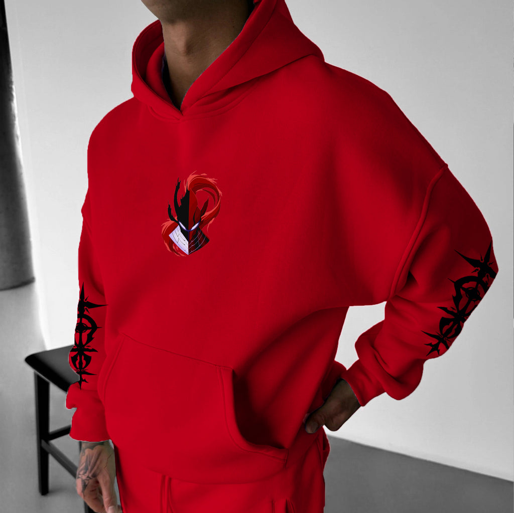 SL-Igris Unisex Anime Graphic Streetwear Vintage Hoodie