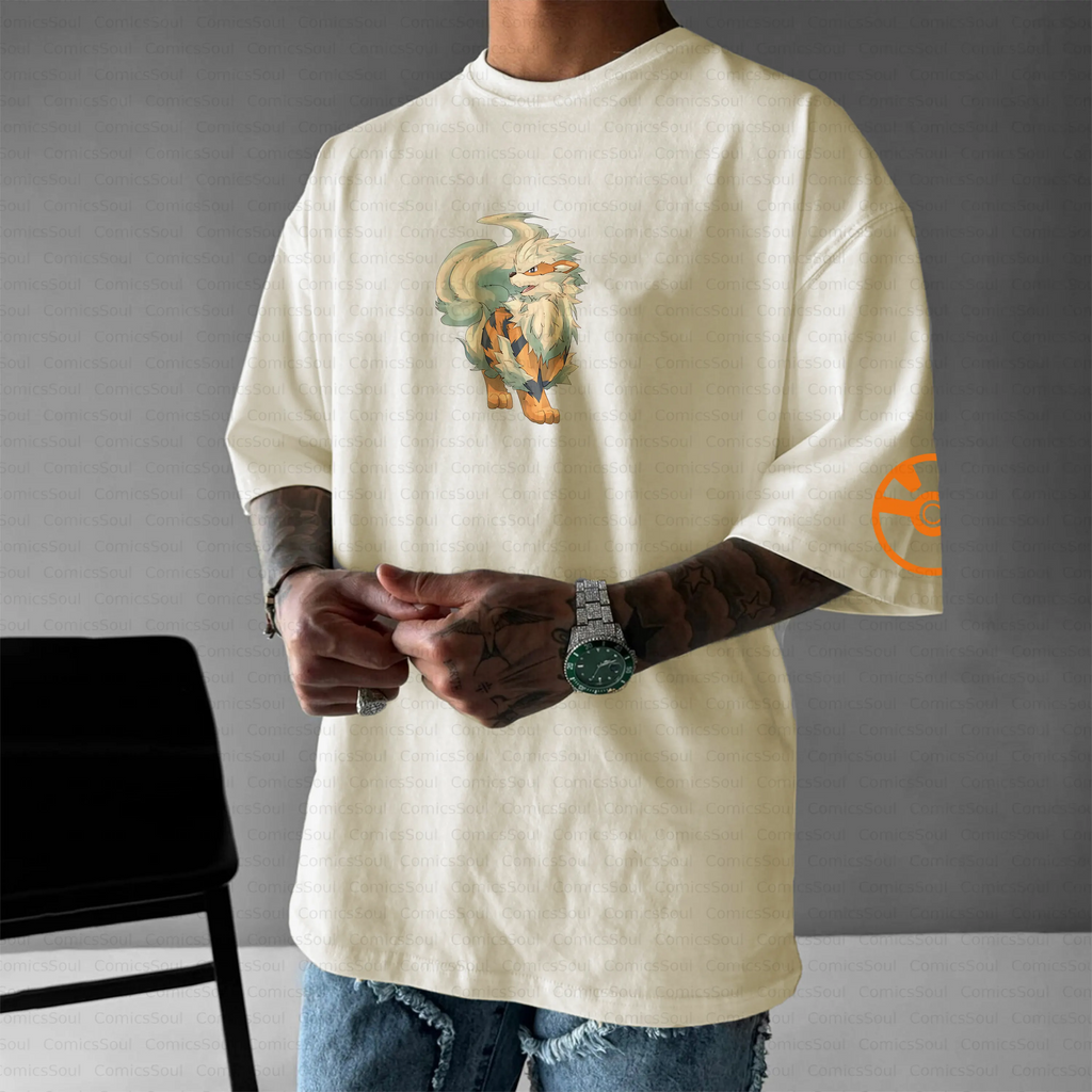 PKM-Unisex Anime Inspired Vintage T-Shirt