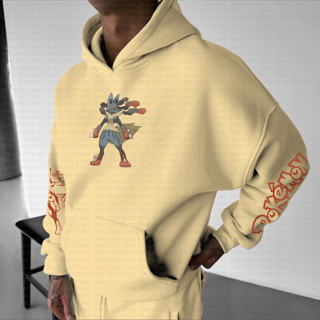 PKM-Unisex Anime Graphic Streetwear Vintage Hoodie