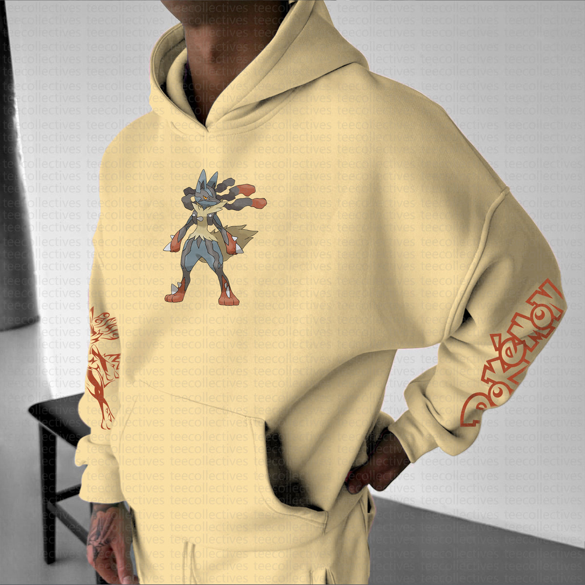PKM-Unisex Anime Graphic Streetwear Vintage Hoodie