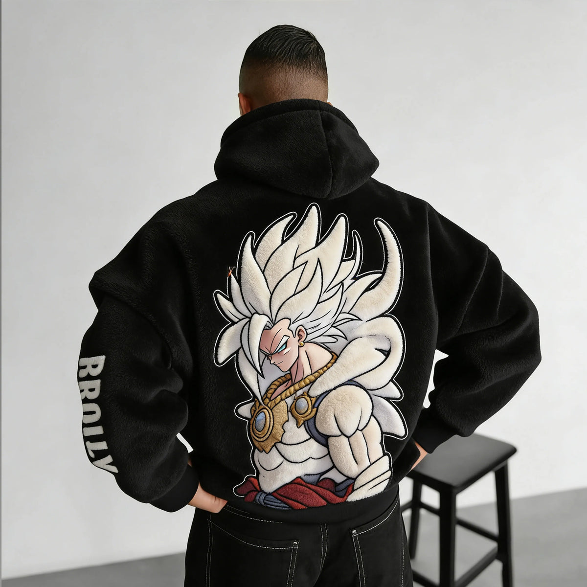 Dragon Ball Color Blocked Plush Hoodie