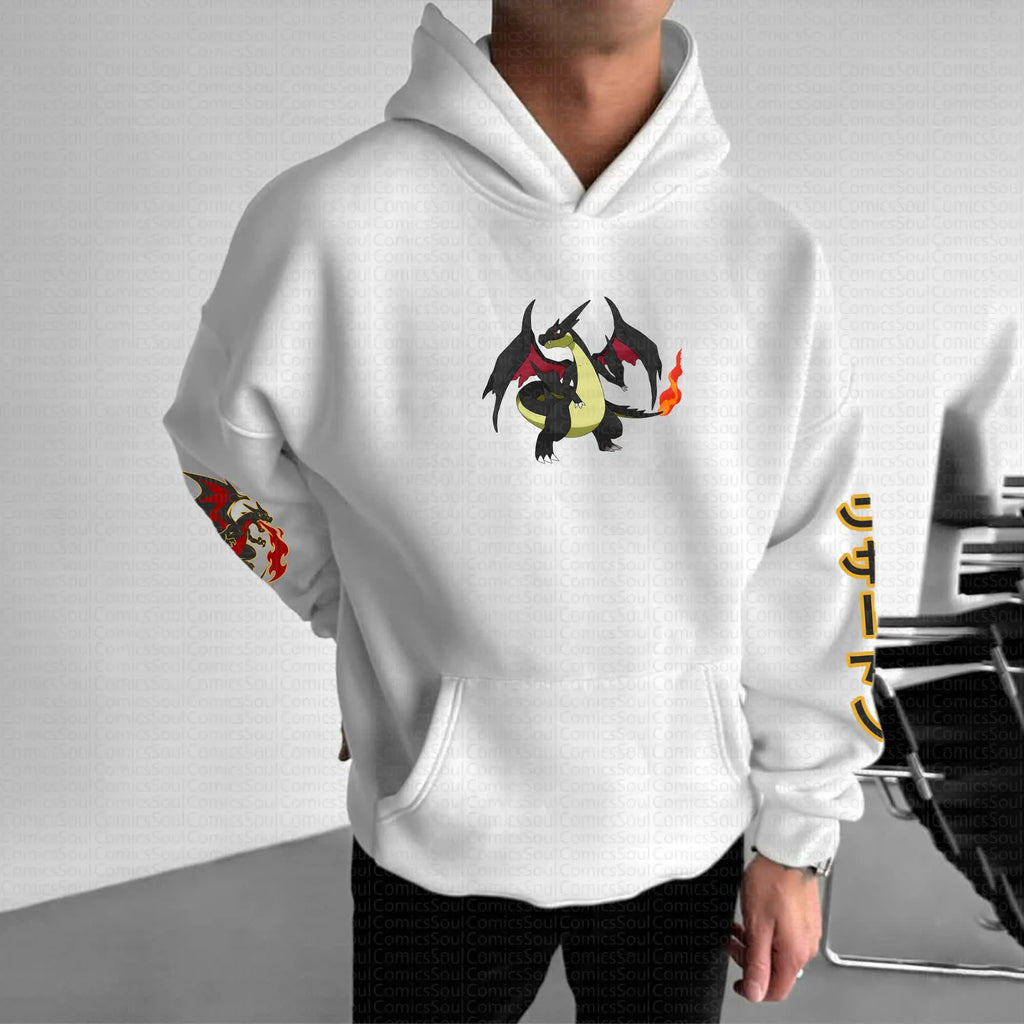 PKM-Unisex Anime Graphic Streetwear Vintage Hoodie