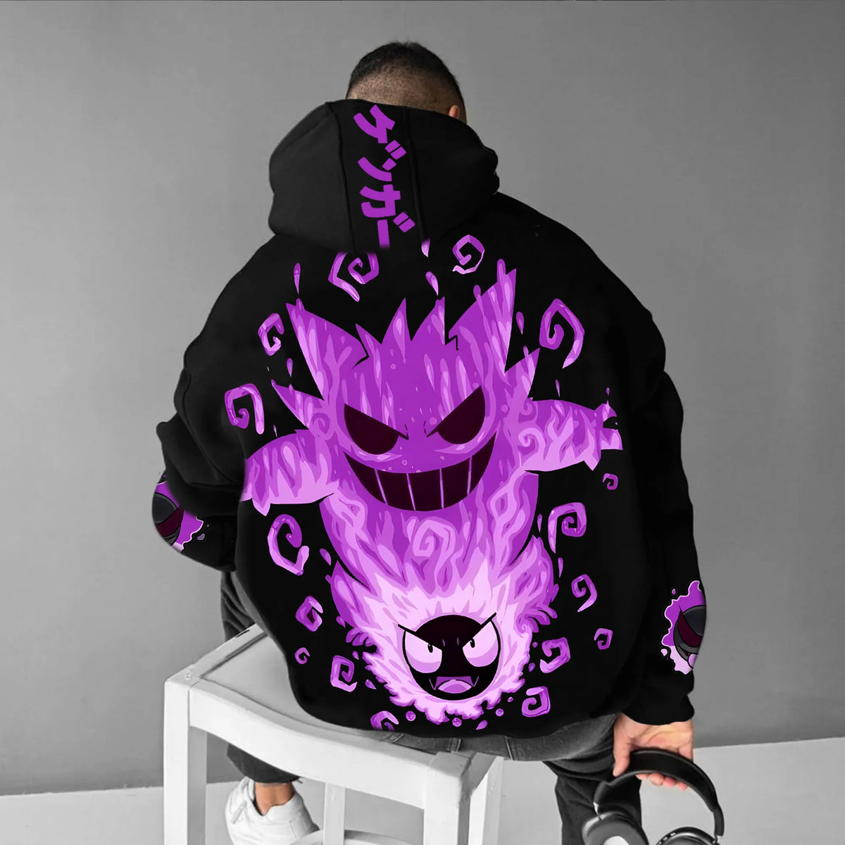 PKM-Unisex Anime Graphic Streetwear Vintage Hoodie
