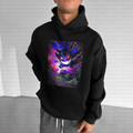 PKM-Unisex Anime Inspired Vintage Plush Hoodie