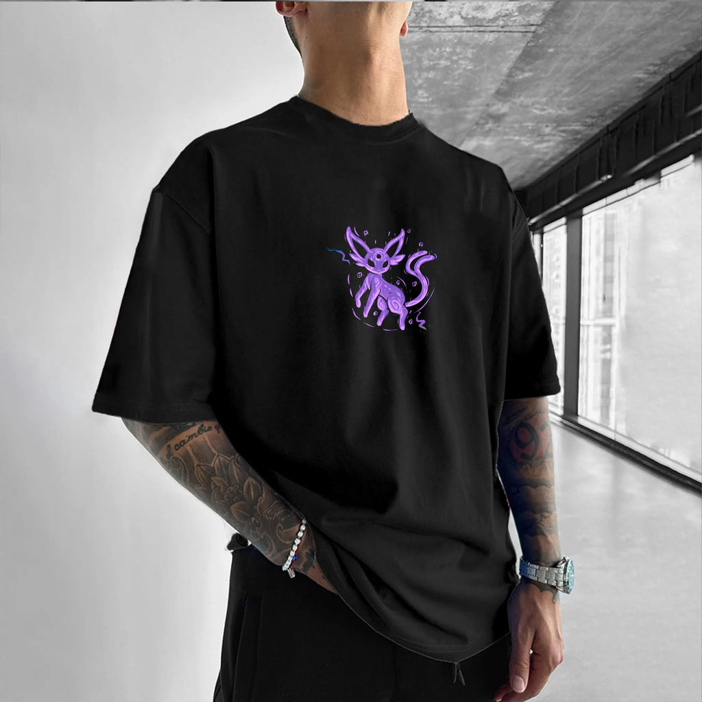 PKM-Unisex Anime Inspired Vintage T-Shirt