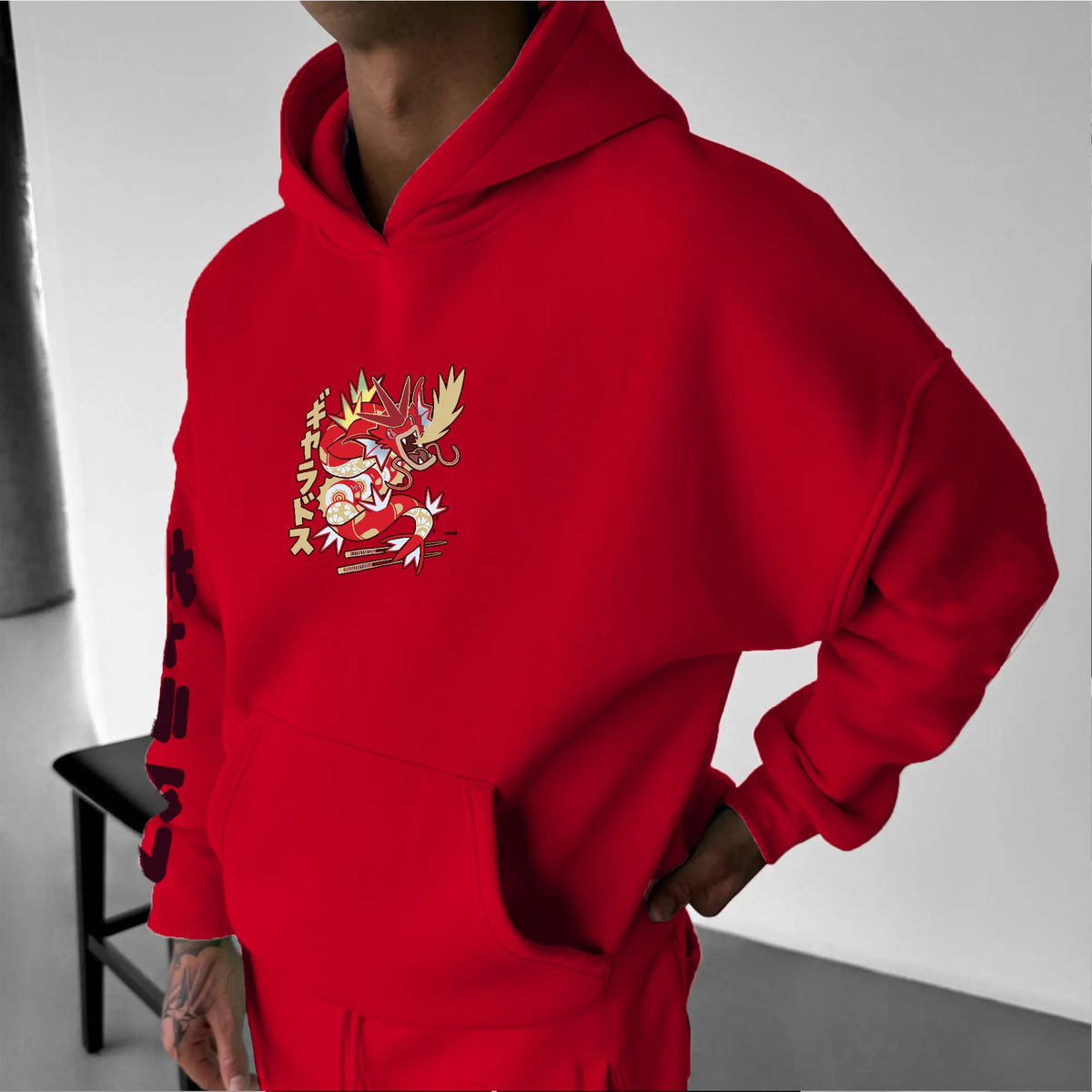 PKM-Unisex Anime Graphic Streetwear Vintage Hoodie