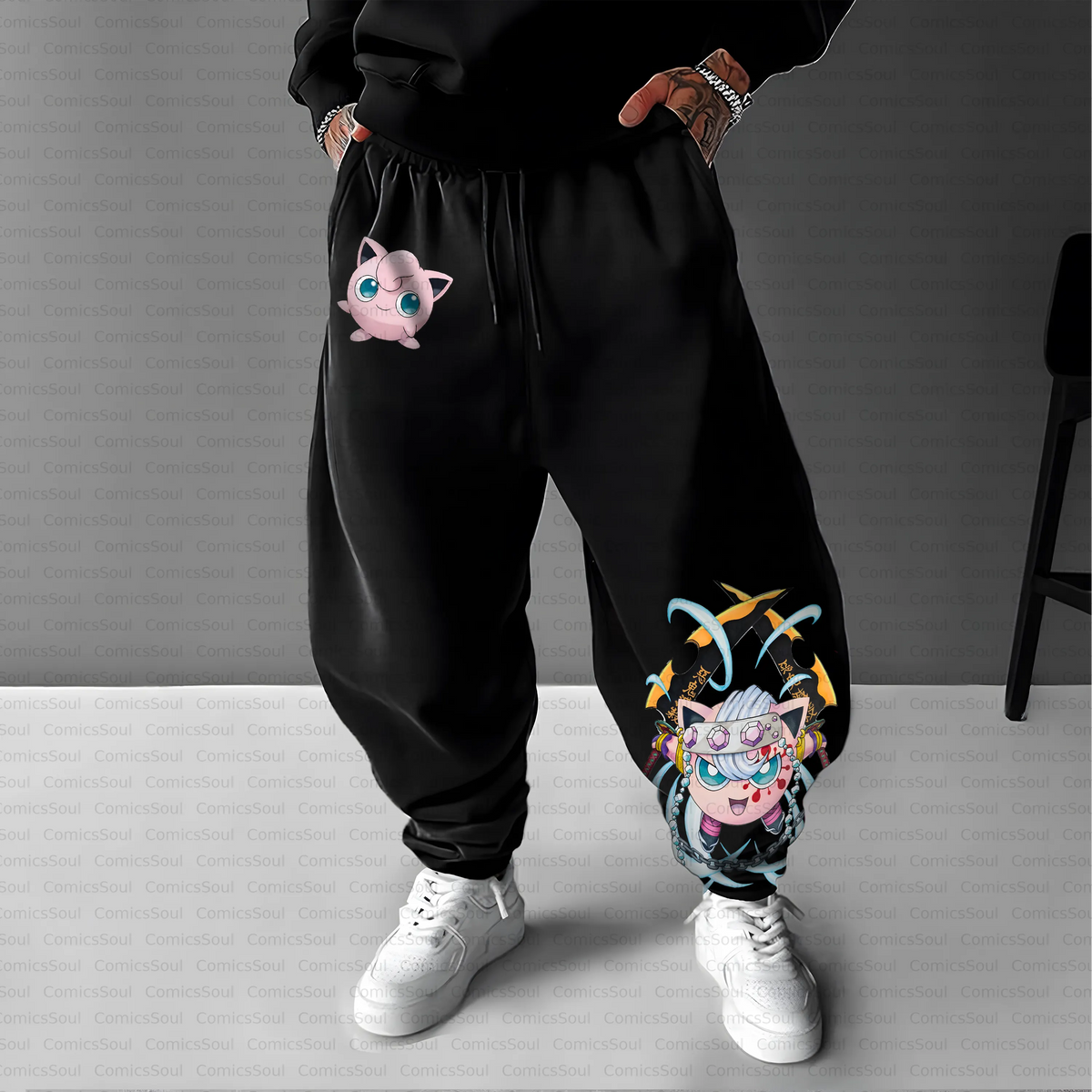 PKM-Unisex Casual Anime Streetwear Pant